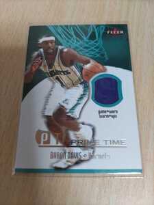 〇02-03 Fleer Premium Prime Time Game Used B.Davis デイビス 9