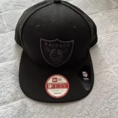 New Era Raiders 9FIFTY ブラックキャップ