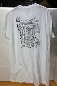 値下げ【新品】NIXON ニクソン Tシャツ ホワイト サイズM②