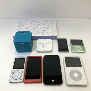 07w6091★1円~ 【動作未確認】携帯音楽プレイヤー SONY APPLE ウォークマン iPod 等 その他プレイヤー まとめ売り 【ジャンク品】