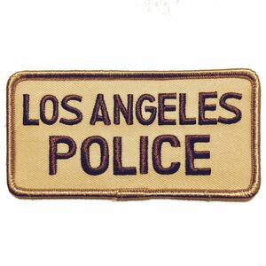 LAPD ロサンゼルス市警察 ワッペン ベージュ