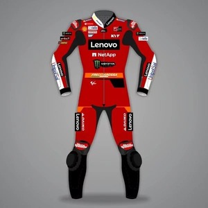 海外 送料込み 　高品質 エネア・バスティアニーニ　 MotoGP レーシングレザースーツ 　 サイズ各種　本革　レプリカ