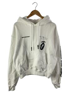 OFF-WHITE◆ABSTRACT SPLIT ARROWS HOODIE/S/コットン/WHT/OMBB037E19D25010