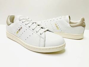 デッド!! 希少!! 新品 17年製 adidas STAN SMITH スタンスミス レザー グレー 白 × 灰 天然革 us 10 / 28 ㎝ S75075 正規品