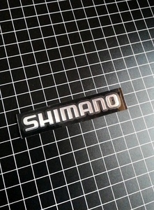 正規非売品　SHIMANO シマノ メッキタイプ転写ステッカー中　文字が残ります　オシア　デュラエース