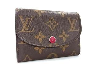 1円 ■美品■ LOUIS VUITTON ルイヴィトン M41939 モノグラム ポルトモネ ロザリ コインケース コインパース 小銭入れ ブラウン系 FE5679