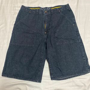 k35 NAUTICA JEANSハーフジーンズ サイズ34表記 中国製