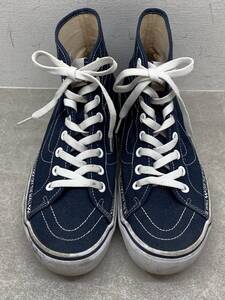 E◆ ※着用感、汚れ有　VANS /バンズ /ハイカットスニーカー /V38CL+DECON /サイズ 27.0CM /NVY