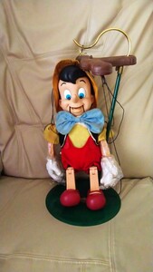 父の日 レア 歌う ピノキオ 正規品 ディズニー マリオネット 操人形 TELCO社 フィギュア ぬいぐるみ 誕プレ ビスク ドール KAWS レトロ玩具