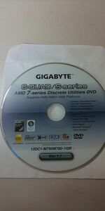 【PCソフト】 詳細不明 ディスクのみ GIGQBYTE 6-QUAD / S-Series AMD 7-series Discrete Utilities DVD