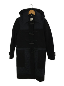 BURBERRY◆ダッフルコート/36/ウール/BLK/8033732/ティッシ期