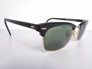 正規品 B&L ボシュロム Ray-Ban レイバン サングラス W1481 YNAW ブラック×ゴールドカラー ケース付き