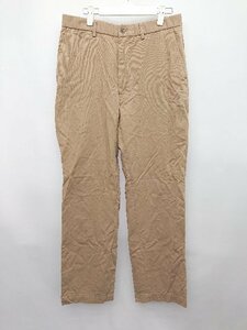 ◇ POLO GOLF RALPH LAUREN ゴルフ カシミヤ混 シンプル パンツ サイズ32/34 ブラウン メンズ P