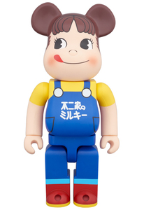 【未開封】 ベアブリック BE@RBRICK ペコちゃん ミルキー65周年デザイン400％ MEDICOM TOY 不二家 fujiya peko kaws 千秋 メディコム トイ