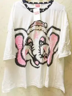 新品 マルコマルカ BIG Tシャツ MALKO MALKA ドット 水玉