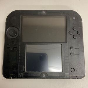 営YY45-60Y Nintendo 任天堂 2DS FTR-001 ブラック ゲーム機 通電動作未確認 ジャンク品