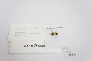 国内正規 美品MARC JACOBSマークジェイコブス Logo Disc Enamel Studs ピアス M0008544-062 本物 419N