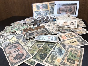 ☆旧紙幣 古銭 大量 壹圓 百圓 拾圓 五圓 満州 古紙幣 銀貨 五十銭 十銭 銀貨 銅貨 10銭 50銭 等 日本 硬貨 コイン 大量 おまとめ ☆