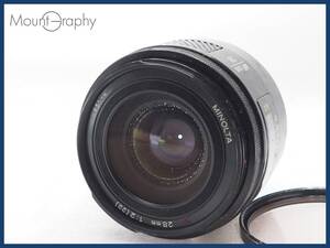 ★実用美品★ MINOLTA ミノルタ AF28mm F2 ★完動品★同梱可 #i8802