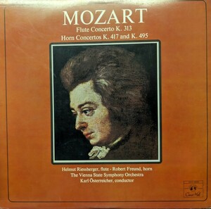  ☆SALE!クラシック　MOZART FLUTE CONCERTO K.313,HORN CONCERTOS K.417 AND K.495国内盤