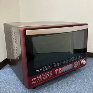 シャープ SHARP 過熱水蒸気 オーブン電子レンジ RE-SS10B-R レッド 2015年製