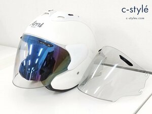 I098c [人気] Arai アライ ヘルメット 57-58cm ホワイト MZ バイク用品 | その他 GX