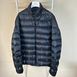 【レア】【未使用に近い】MONCLER モンクレール　ライトダウン　DOMME ラバーワッペン　黒　4