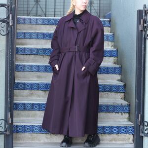 USA VINTAGE JONES NEW YORK WOOL OVER TRENCH COAT MADE IN USA/アメリカ古着ウールオーバートレンチコート