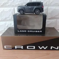 新品・非売品TOYOTA　ランドクルーザー　プルバックカー+CROWNティッシュ