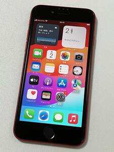 SIMフリー iPhoneSE2 256GB Product Red シムフリー アイフォンSE 2 第二世代 第2世代 レッド au docomo softbank SIMロックなし A2296 82%