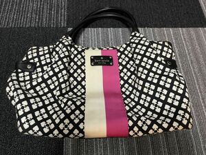 [ケイトスペード] ハンドバッグ ショルダーバッグ ブラック KATE SPADE マルチカラー キャンバス wkru1509 RN0102760 CA 57710