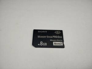 8GB　SONY　メモリースティックプロデュオ　MEMORY STICK PRO DUO　フォーマット済み　メモリーカード