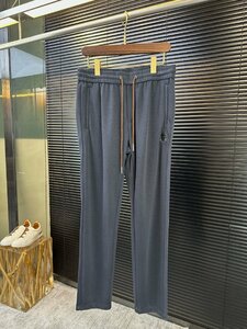 ブルネロクチネリ　BRUNELLO CUCINELLI メンズ　カジュアル　ジャージ　パンツ　ズボン　刺繍ロゴ　48-56　サイズ選択可能　