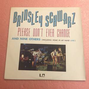 LP 73年UKオリジナル盤 前面コーティング 折り返しジャケット Brinsley Schwarz Please Don