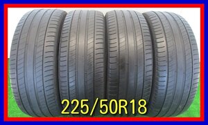 ■中古タイヤ■　225/50R18 95V MICHELIN PRIMACY3 C-HR ヴェゼル フォレスター等 夏タイヤ オンロード 激安 送料無料 B642