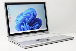 1円スタート ノートパソコン 2in1PC Windows11 WPS office搭載 Panasonic レッツノート CF-XZ6 SSD256GB メモリ8GB 第7世代 Core i5