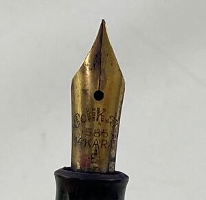 1000円〜●★筆記未確認★ 万年筆 PELIKAN ペリカン ペン先14k-585 スーベレーン 茶縞M400 筆記具 ★okoy3208846-233★op4931