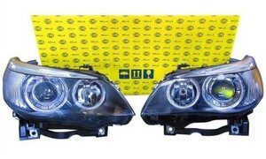 正規純正OEM BMW バイ キセノン ヘッドランプ 左右 SET 5シリーズ E60 セダン E61 ツーリング 63127160195 63127160196 ヘッドライト