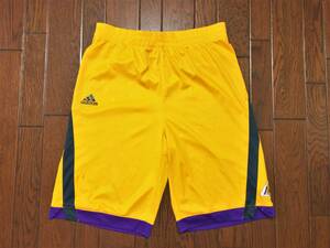 アディダス ＡＤＩＤＡＳ ＮＢＡ レイカーズ ＬＡＫＥＲＳ バスケットボール パンツ 160 ショーツ ハーフパンツ ショートパンツ 短パン