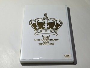 hitomi「10TH ANNIVERSARY LIVE 2005 THANK YOU」DVD