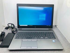 【hp】ZBook 15 G6 Corei7-9850H 32GB SSD512GB NVMe NVIDIA Quadro T2000 WEBカメラ Bluetooth Windows10Pro 15.6inch FHD 中古ノートPC