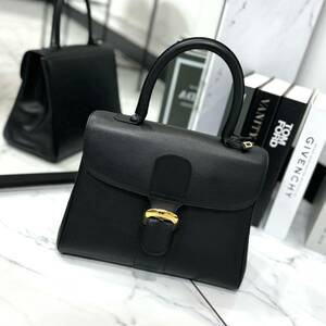 33751 DELVAUX　デルボー　ブリヨンMM　ハンドバッグ　ブラック