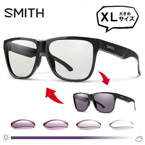 新品 SMITH スミス 調光サングラス 大きめ サイズ Lowdown XL2 807 Black Photochromic Clear XLサイズ 調光レンズ NXTレンズ photo c