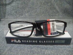 新品★未使用品★FILA★READING GLASSES★老眼鏡★＋2.5★フィラ★インボイス対応領収書発行可能