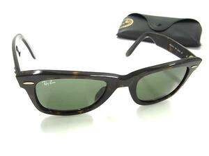 1円 ■美品■ Ray-Ban レイバン RB2140-A 902 50□22 3N べっ甲調 サングラス 眼鏡 メガネ メンズ レディース ダークブラウン系 BI5940