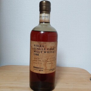 NIKKA ニッカ　シングルカスク　モルトウイスキー　余市1988　ー2003　北海道余市モルト　未開封