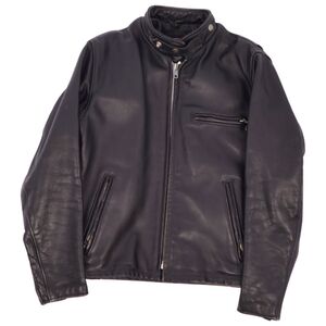 美品 ショット Schott ジャケット 641SP レザージャケット ライダース ライナー付き アウター メンズ 36(S相当)ブラック ce01ob-rm10e28741