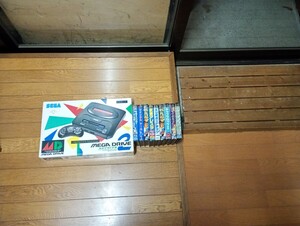 コレクター引退　保管品　未使用品　 メガドライブ SEGA MEGA DRIVE セガ メガドライブ2　ソフト付き