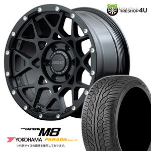 4本セット RAYS DAYTONA M8 20x9.0J 6/139.7 +18 N2 YOKOHAMA PARADA Spec-X PA02 275/55R20 FJクルーザー