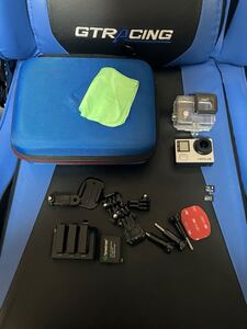 【起動確認OK】GoPro HERO4 シルバーエディション アクションカメラ 防水ケース 専用ケース 付き